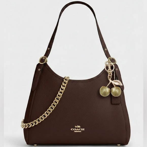 COACH ERIN BAG IN MAPLE W/ CHARMS - Picture 1 of 2